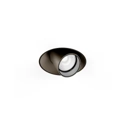 recessed spotlight QITO TRIMLESS 1.0 round, flush, cardanic IP20, brushed bronze dimmable