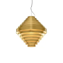 Pendel J.J.W. 05 E27 IP20, guld dæmpbar