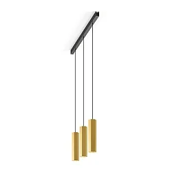 Pendel HEXO 3.0 - PAR16 firkantet, lang, med åbent kabel GU10 IP20, guld dæmpbar