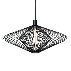 Pendel WIRO 2.0 DIAMOND CEILING SUSP E27 IP20, sort 