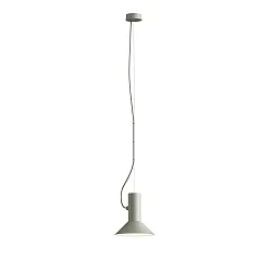 Pendant luminaire ROOMOR 1.0, E27, 250cm, cement grey, with shade 1.0