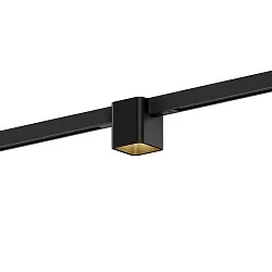 Skinne spot DOCUS MINI ON STREX 1.0 med adapter IP20, guld, sort mat 