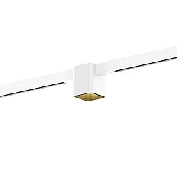 Skinne spot DOCUS MINI ON STREX 1.0 med adapter IP20, guld, hvid mat dæmpbar