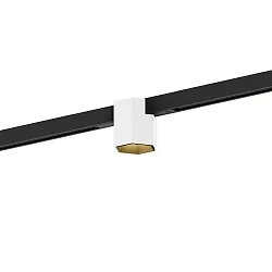 Skinne spot HEXO ON STREX 1.0 med adapter IP20, guld, sort mat, hvid mat 