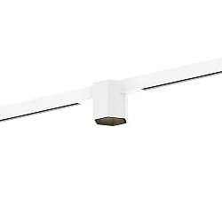 Skinne spot HEXO ON STREX 1.0 med adapter IP20, sort mat, hvid mat dæmpbar