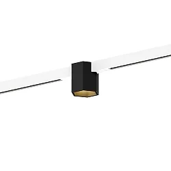 Skinne spot HEXO ON STREX 1.0 med adapter IP20, guld, sort mat, hvid mat dæmpbar