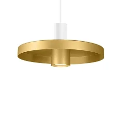 pendant luminaire ODREY CEILING SUSP 1.2 PAR16 GU10 IP20, gold, white matt 