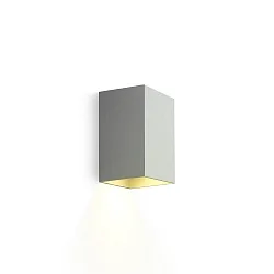 Udendørs wall luminaire BOX MINI 1.0 GU10 IP20, aluminium børstet dæmpbar
