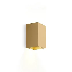 Udendørs wall luminaire BOX MINI 1.0 GU10 IP20, messing dæmpbar