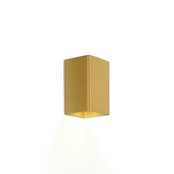 Væglampe DOCUS MINI 1.0 - PAR16 - UP OR DOWN up, down, 1-flamme, firkantet GU10 IP20, guld dæmpbar