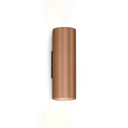 Væglampe RAY MINI 2.0 - PAR16 up / down, 2-flammer GU10 IP20, kobber dæmpbar