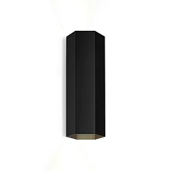 Væglampe HEXO MINI 2.0 - PAR16 up / down, 2-flammer GU10 IP20, mat, kulsort dæmpbar