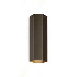 Væglampe HEXO MINI 2.0 - PAR16 up / down, 2-flammer GU10 IP20, bronze dæmpbar