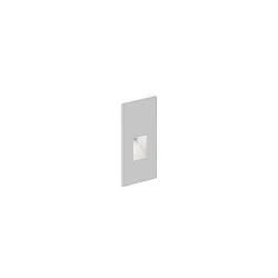 Vægindbygningslampe STRIPE WALL REC 0.4 IP20, aluminium børstet 