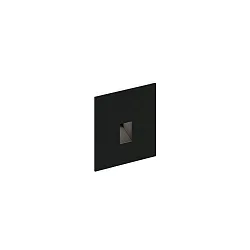 Vægindbygningslampe STRIPE WALL REC 0.7 IP20, sort mat 