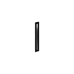 Vægindbygningslampe STRIPE SLIM 1.4 IP20, sort mat