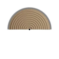 dekorativt element TAPIS SOFT WALL SURF 2.1, beige