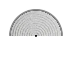 dekorativt element TAPIS SOFT WALL SURF 2.1, grå