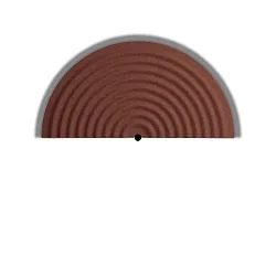 dekorativt element TAPIS SOFT WALL SURF 2.1, rød