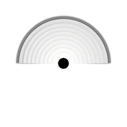 Væglampe TAPIS SOFT WALL SURF 2.0 IP20, hvid dæmpbar