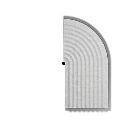 dekorativt element TAPIS SOFT WALL SURF 3.1, grå