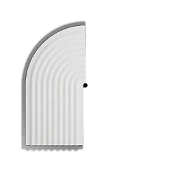 dekorativt element TAPIS SOFT WALL SURF 4.1, hvid