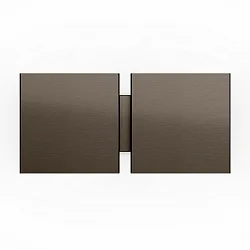 Væglampe CG SQUARE 2G BIG E27 IP20, bronze