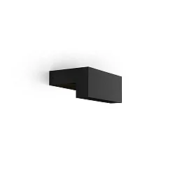 outdoor wall luminaire PALOS OUTDOOR WALL SURF 1.0 IP65, black matt dimmable