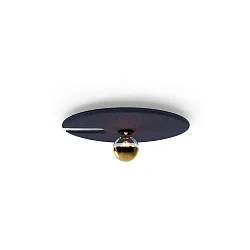 Væg- og Loftlampe MIRRO SOFT CEILING / WALL SURF 2.0 E27 IP20, blå 
