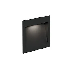 outdoor recessed luminaire ORIS OUTDOOR WALL REC 1.3 down, current constant, indirect IP65, black matt 