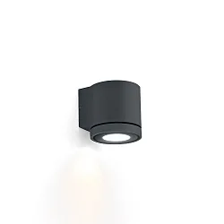 outdoor wall luminaire TUBE WALL 1.0 LED PHASE one-sided IP65, anthracite dimmable