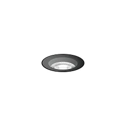 Gulvindbygningslampe BLINK TRIMLESS 2.0 IP65, sort mat