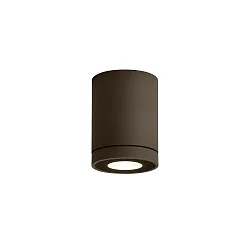 Udendørs loftlampe TUBE 1.0 PAR16 down, cylindrisk, stiv GU10 IP65, bronze