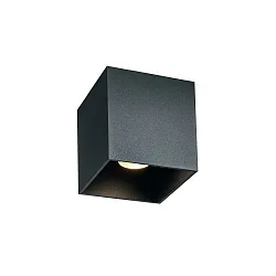 Udendørs loftlampe BOX OUTDOOR CEILING SURF 1.0 IP65, antracit dæmpbar