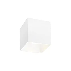 Udendørs loftlampe BOX OUTDOOR CEILING SURF 1.0 IP65, hvid mat dæmpbar