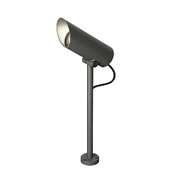 Udendørs spot STIPO OUTDOOR FLOOR PROJ 3.0 IP65, antracit dæmpbar