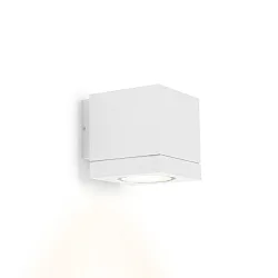 Udendørs wall luminaire TUBE CARRÉ WALL 1.0 PAR16 ensidig GU10 IP65, hvid