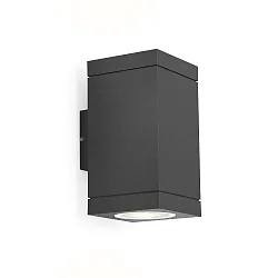 Udendørs wall luminaire TUBE CARRÉ WALL 2.0 PAR16 up / down, tosidet GU10 IP65, antracit