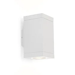 Udendørs wall luminaire TUBE CARRÉ WALL 2.0 PAR16 up / down, tosidet GU10 IP65, hvid