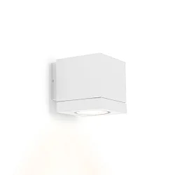 Udendørs wall luminaire TUBE CARRÉ WALL 1.0 LED PHASE ensidig IP65, hvid dæmpbar