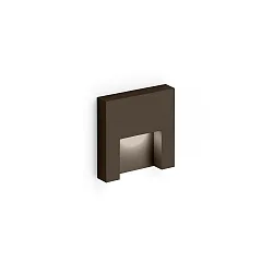 Udendørs indbygningslampe RETO OUTDOOR WALL REC 0.8 IP65, bronze 