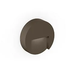 outdoor wall luminaire RETO ROUND WALL SURFACE OUTDOOR 1.3 round IP65, bronze dimmable