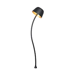 Udendørs stativlampe SWAM FLOOR 1.0 IP65, guld, sort dæmpbar