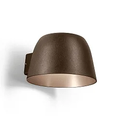 outdoor wall luminaire SWAM OUTDOOR WALL SURF 1.0 IP65, bronze dimmable