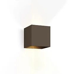 Udendørs wall luminaire BOX 2.0 up / down, Kubusform, justerbar IP65, bronze dæmpbar