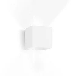 Udendørs wall luminaire BOX 2.0 up / down, Kubusform, justerbar IP65, hvid dæmpbar