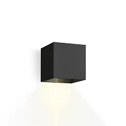 Udendørs wall luminaire BOX 1.0 Kubusform, justerbar, ensidig IP65, sort dæmpbar