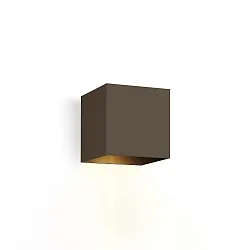 LED Outdoor Wall luminaire BOX 1.0, IP65, up or down, 6W 3000K 400lm, dimmable, bronze
