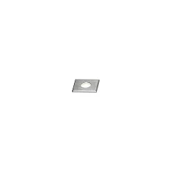 Gulvindbygningslampe CARD 0.2 IP67, aluminium børstet 