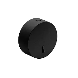 Loftsroset til SINGLE WALL BASE - SHIEK / BOX / DOCUS (...) 1-fold, rund, med afbryder, overflademonteret version, kulsort